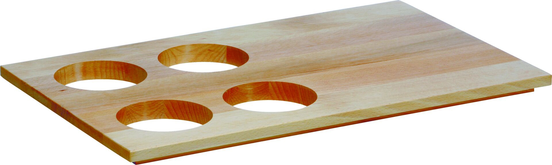 Aufsatz 1/1 GN Buche hell 4-Loch